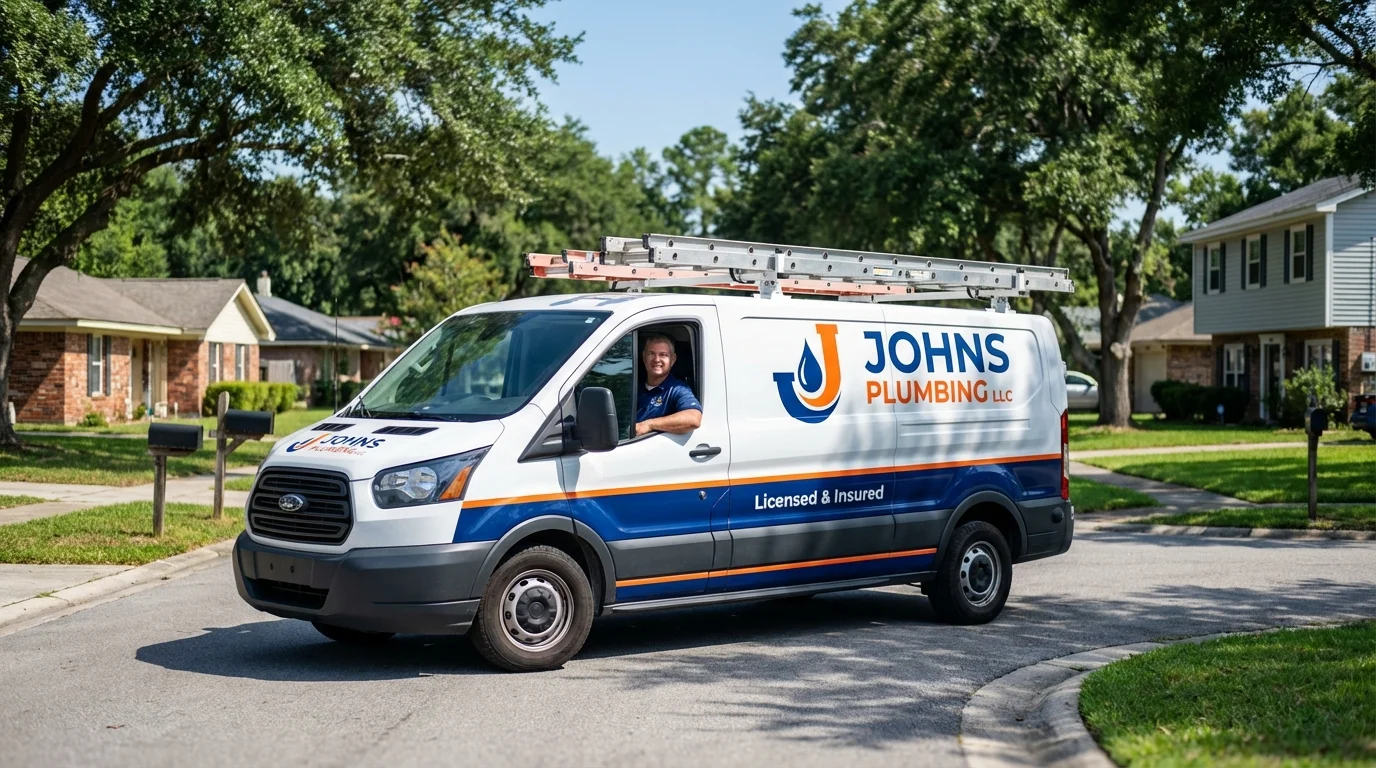 Johns Plumbing LLC service van in Frisco, CO