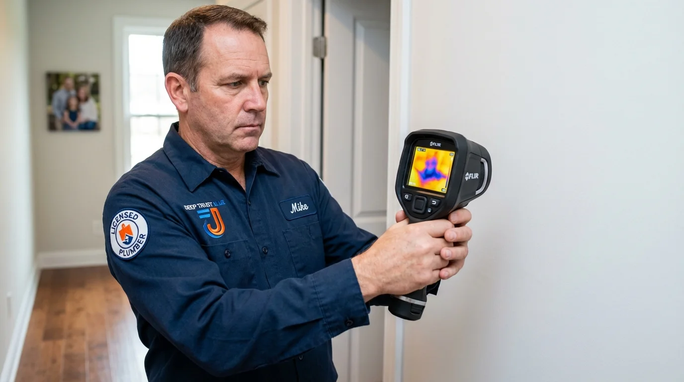 Thermal imaging leak detection by Johns Plumbing LLC in Frisco